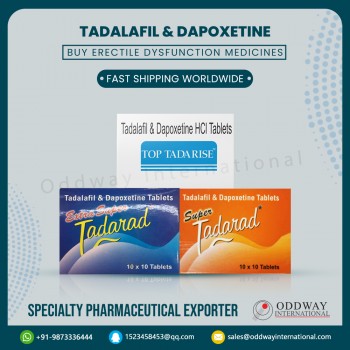 Dapoxetine Tadalafil Exporter Bulk Supplier - Extra Super Tadarise Wholesaler