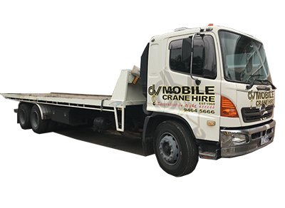 Why Hire a Tilt Tray from Dv Cranes?