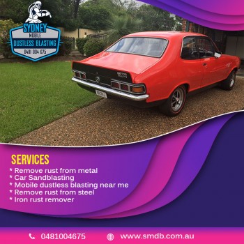 Quality Professional Car Sandblasting Attendance in Town