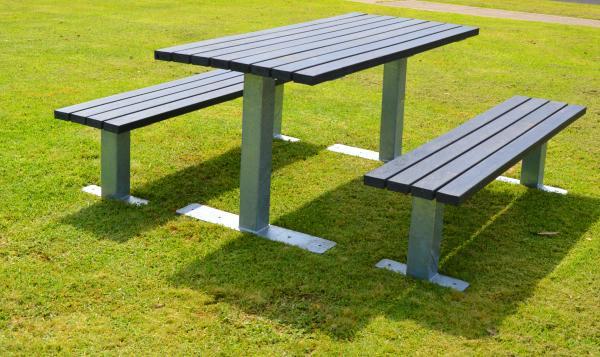 Outdoor Bench & Table from