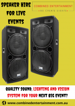 Speaker Hire For Live Events in Sydney