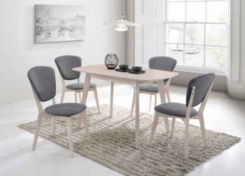 4 Seater Dining Table Solid hardwood Whi