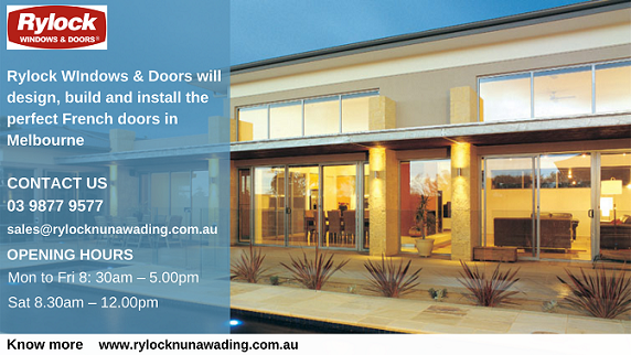 Manufacturing and Installing French Doors in Melbourne