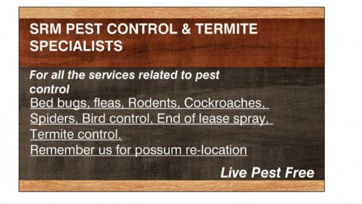 SRM Pest Control - Live Pest Free
