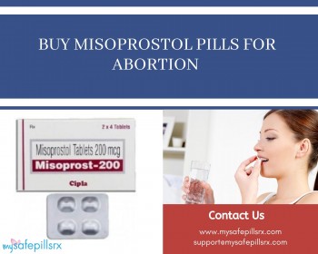 Mysafepillsrx Provides misoprostol pills for abortion