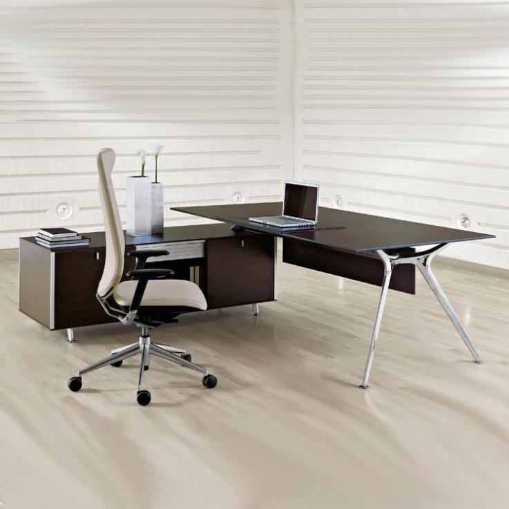 Arkitek Executive Desk with integrated 