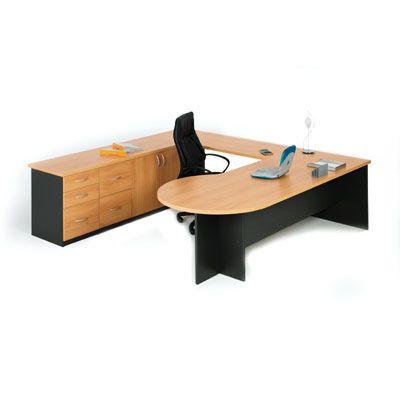 Linea Executive Desk by Innerspace