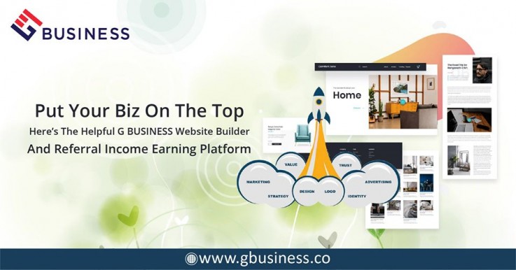 G Business free website builder platform and increase the exposure of your online business.