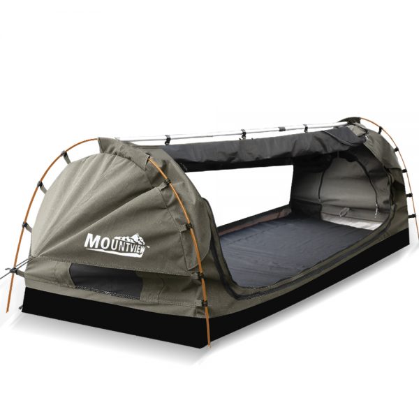 Canvas Dome Swags Free Standing In Grey