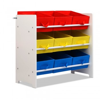 Artiss 9 Bin Kids Wooden Storage Cabinet
