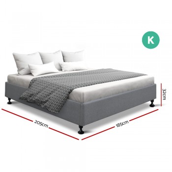 Artiss King Size Bed Base Frame Mattress