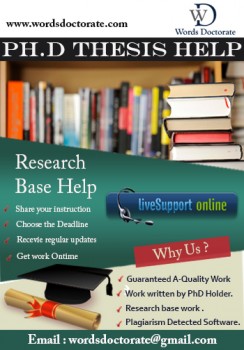 Thesis writer for Dissertation Research and L.R Work