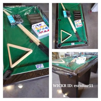 Brand new 20 x 34 Billiard table