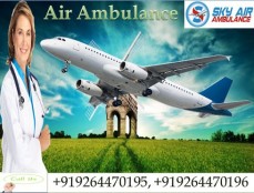 Hi-tech Air Ambulance in Ranchi by SKY Ambulance 