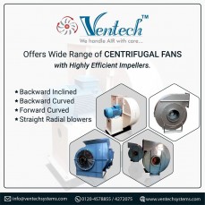 Centrifugal Fans With Highly Efficient Impellers