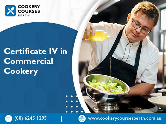 Make a prosperous career in the hospitality industry by doing certificate 4 in commercial cookery.