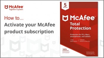 McAfee activate 25digit code activate