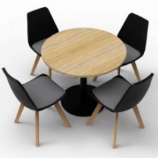 Tessa Meeting Table and 10 Heron Chair P