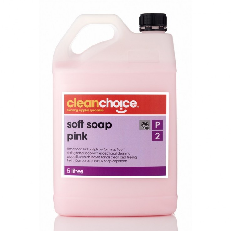 CLEAN CHOICE SOFT SOAP Hand Soap, Pink 5