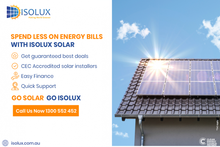 Spend Less On Energy Bills with Isolux Solar