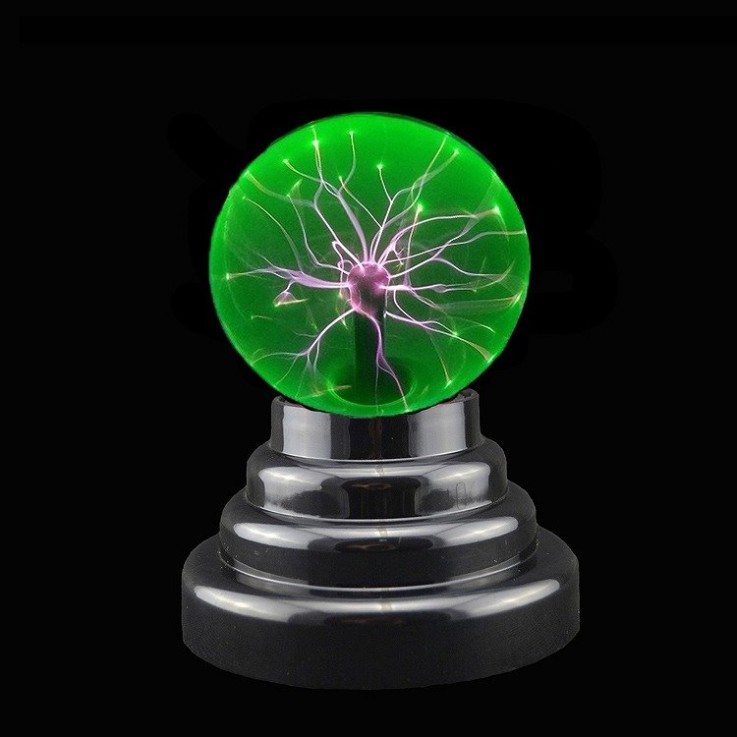 3'' Green Color Plasma Globe10