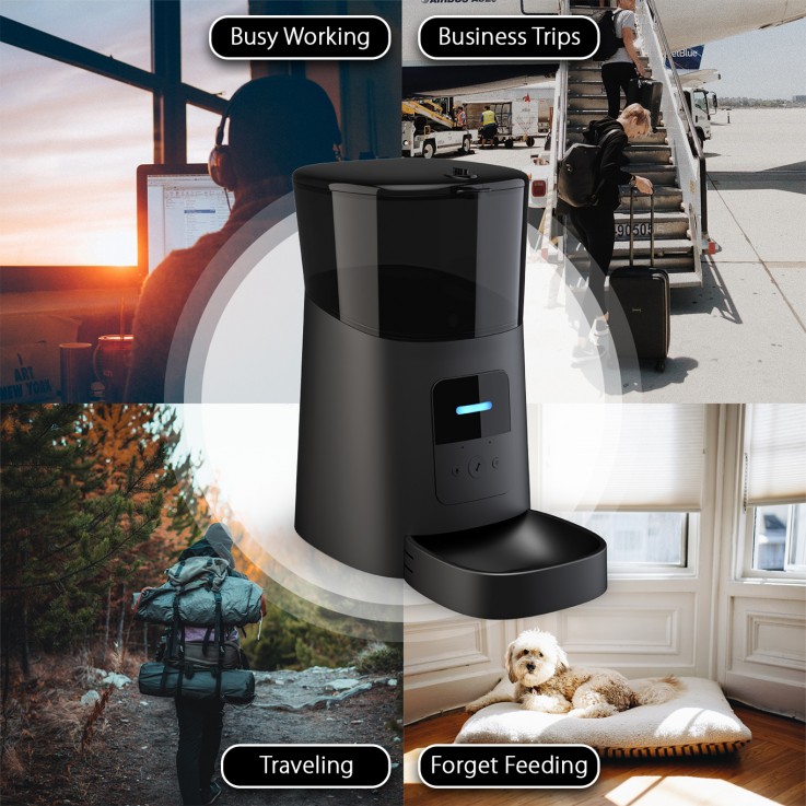 Smart Automat pet feeder Voice Recording