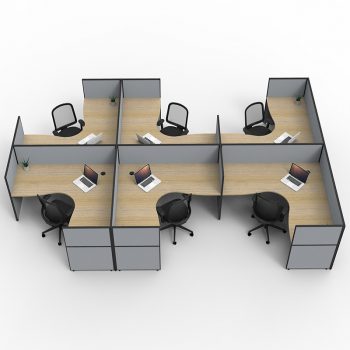 A large selection of office desks