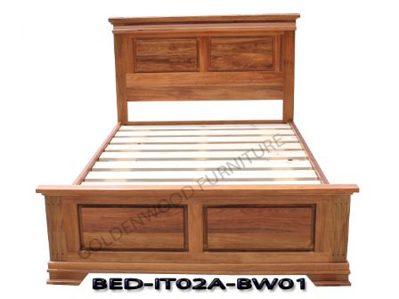  BLACKWOOD TIMBER BED BD-IT02A-BW01