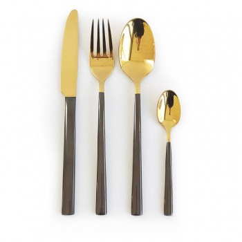 Gold and Black Cutlery59