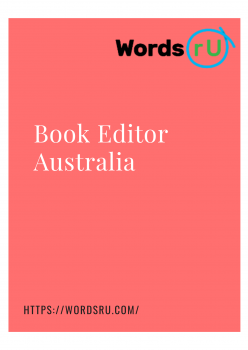 book editors australia