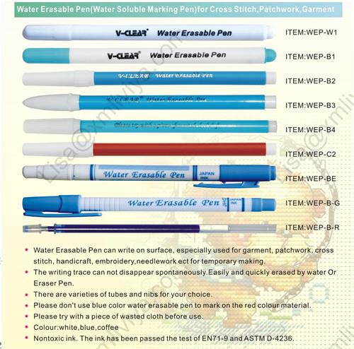Water Erasable Pen For Garment Marking87
