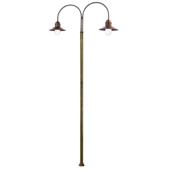 COMO TWIN LAMP POST WITH WILLOW ARM