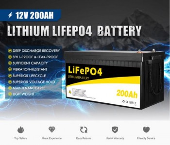 200Ah Lithium Battery LiFePO4 Phosphate 