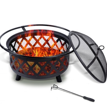 Outdoor Fire Pit BBQ Portable Camping Fi