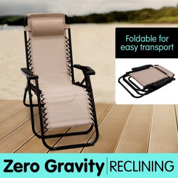 Zero Gravity Reclining Deck Camping Chai