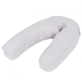 Pregnancy Pillow J-Shaped 54×43 cm Grey