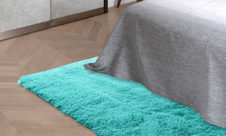 New Designer Shaggy Floor Confetti Rug B