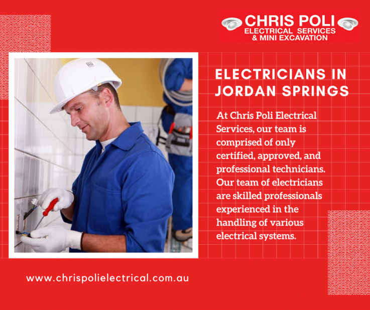 Professional Electrician Team in Jordan Springs