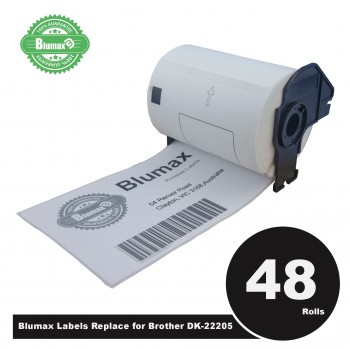 48 Pack Blumax Alternative White labels 