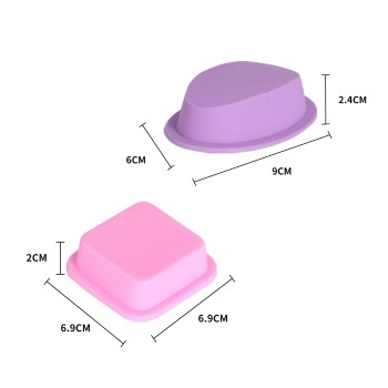 Soap Moulds Silicone 3D Shaped Mold DIY 