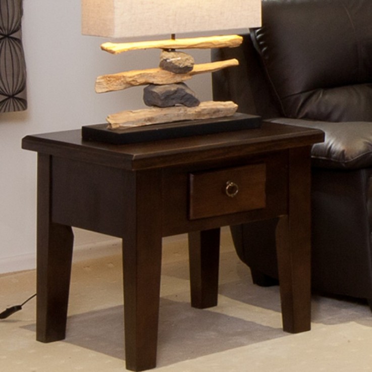LOCAL MADE TASSIE OAK DINH LAMP TABLE