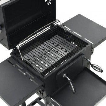 Charcoal  BBQ Grill with Bottom Shelf 