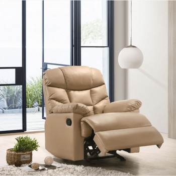 Leather Rocking Recliner Chair Armchair 