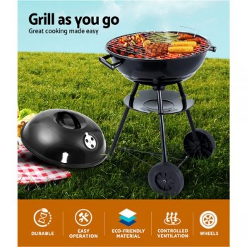 Charcoal BBQ Smoker Drill Outdoor