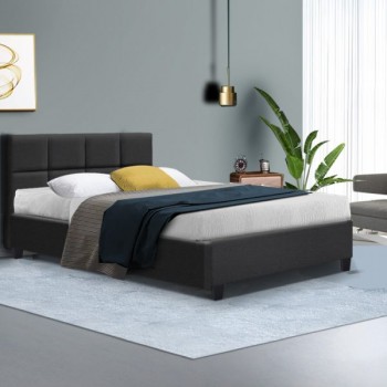 Metal Bed Frame Double Size Mattress Bas