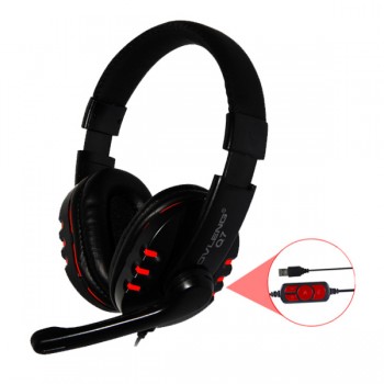Computer Headphones with Mic and Volume 