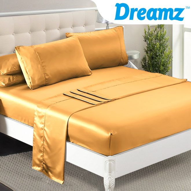 Ultra Soft Silky Satin Bed Sheet Set