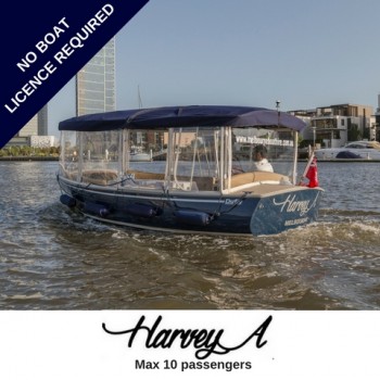Self-Drive boat hire onboard either Harvey A or Eliza J Suitable for up-to 10 &ndash; 12 passengers