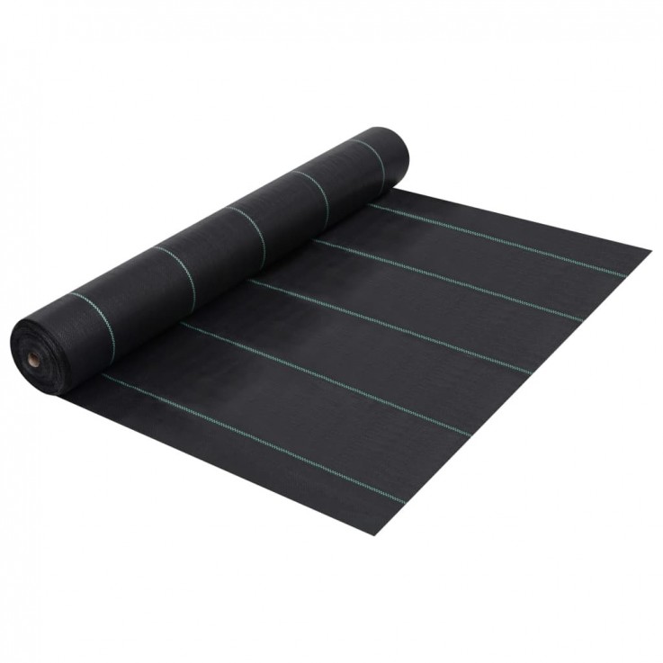 WEED & ROOT CONTROL MAT BLACK 1X200 M PP