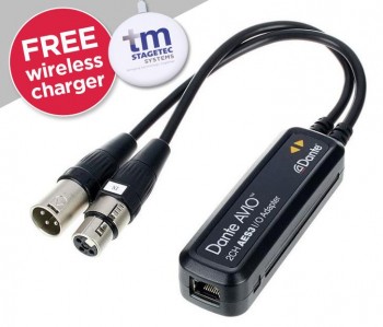 Dante AVIO AES3 IO Adapter 2x2